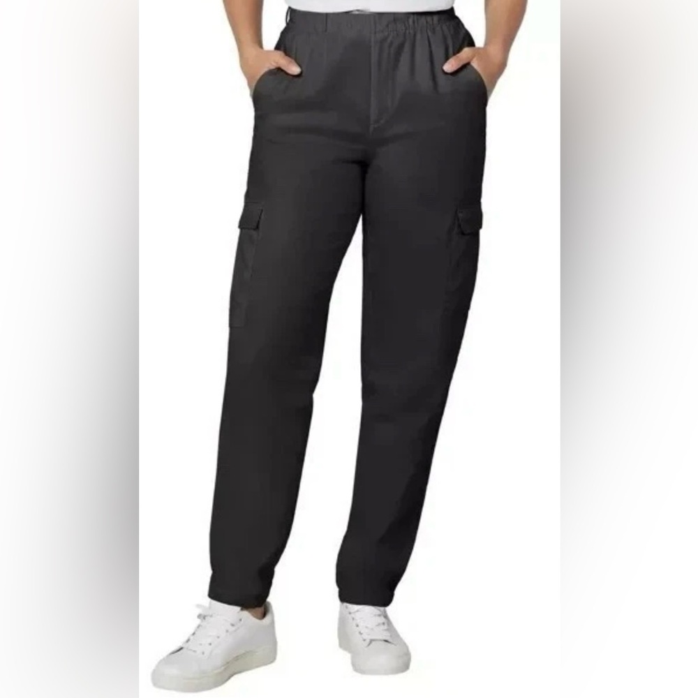 GAP Black Cargo Pants Small Utility NWT Elastic Waist Comfy